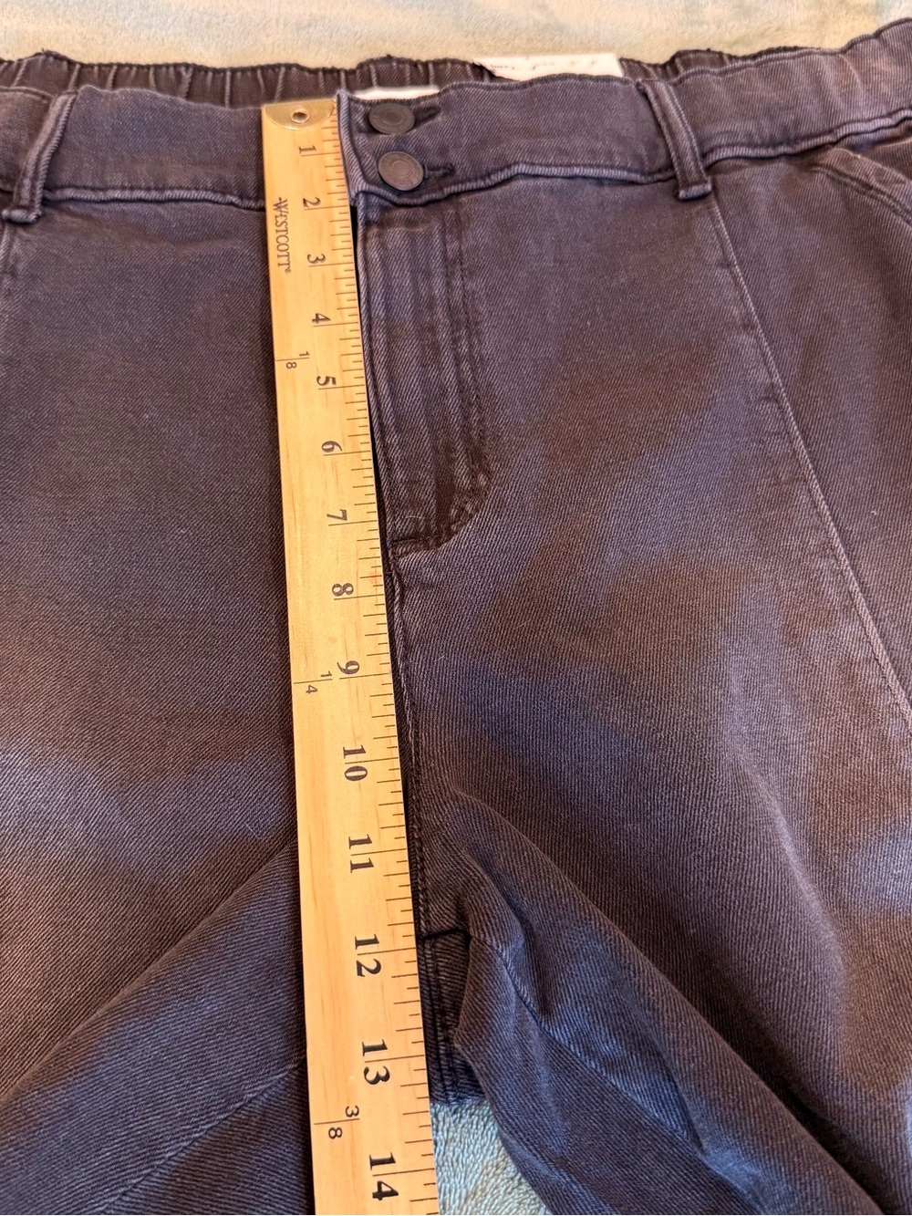 NWT Sonoma Goods for Life Women’s Capri Cargo Pants Gray Size 16 Mid Rise - Picture 9 of 13